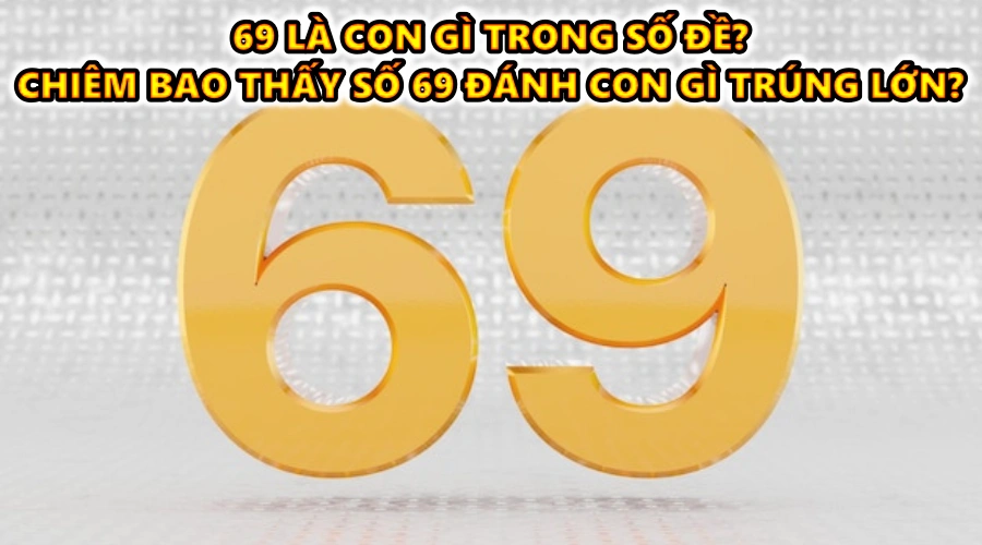 69 là con gì trong số đề - Chiêm bao thấy số 69 đánh con gì trúng lớn