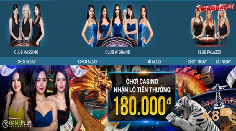 Casino hấp dẫn tại Vina 88.net