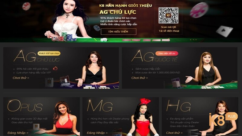 K8 Casino cổng game uy tín hàng đầu