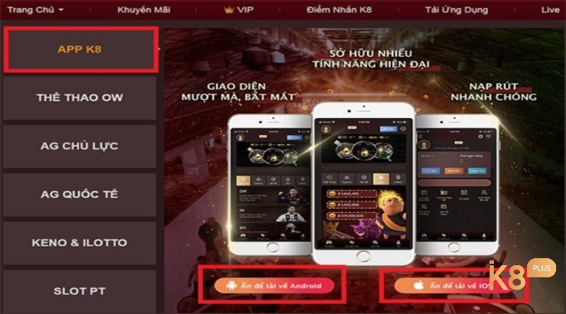 Tải app K8sup để tham gia chơi game dễ hơn