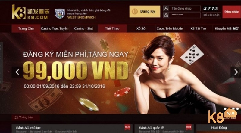 Khuyến mãi lớn tại web cược K8Vina Com