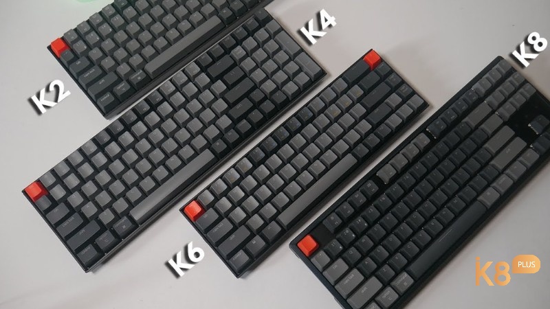 Về mặt build K6 vs Keychon k8 gần như giống nhau