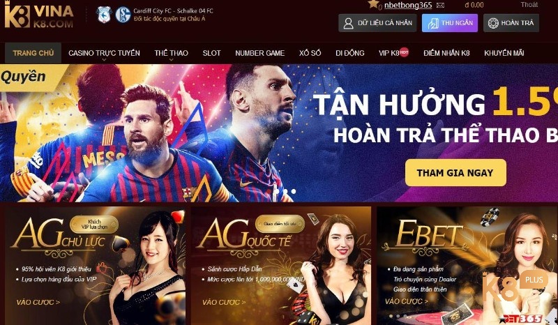 K8vn com: Nhà cái đẳng cấp và uy tín nhất năm 2022