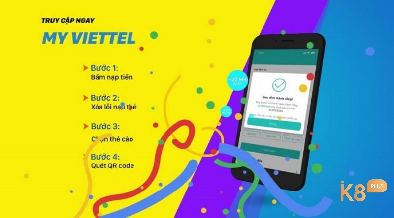 Hướng dẫn cách quét mã the cào Viettel trên app My Viettel