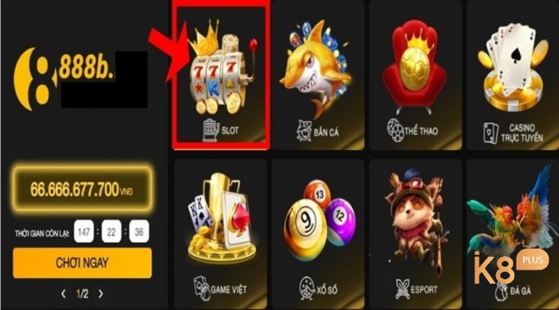 Kho game slot phong phú có tại sân chơi nổ hũ 888B