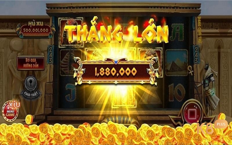 Hình ảnh trả thưởng vô cùng hấp dẫn trong slot game Nổ Hũ