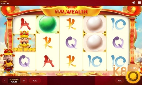 God of Wealth slot tập hợp các biểu tượng giàu sang kiểu Trung hoa