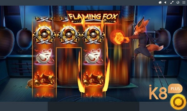 Cách chơi của Flaming fox tương tự các slot game khác