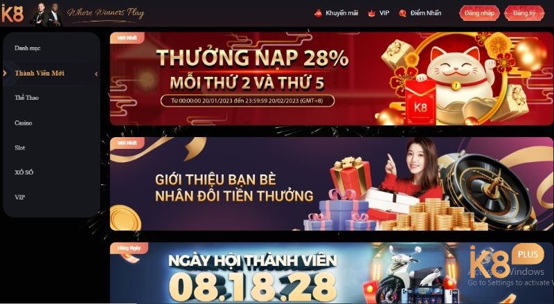 K8 - nhà cái chơi game nỏ hũ tài xỉu uy tín nhất hiện nay