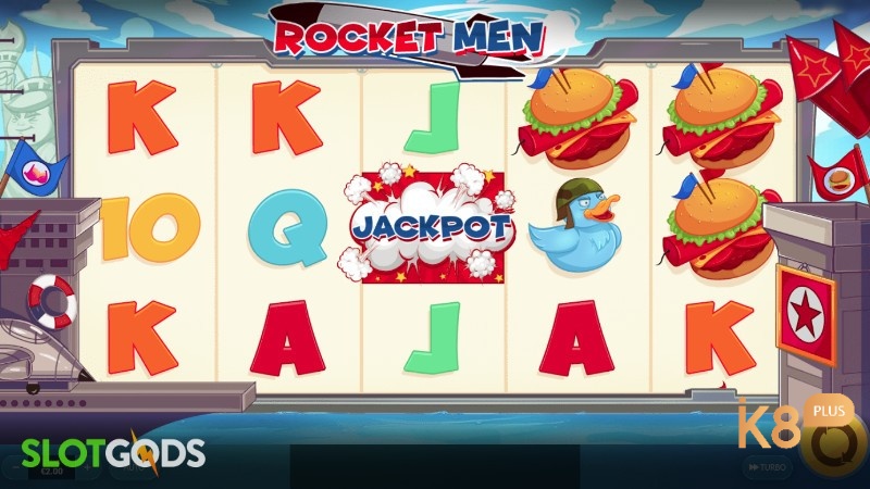 Các tính năng bổ sung hài hước sẽ xuất hiện tại Rocket men slot