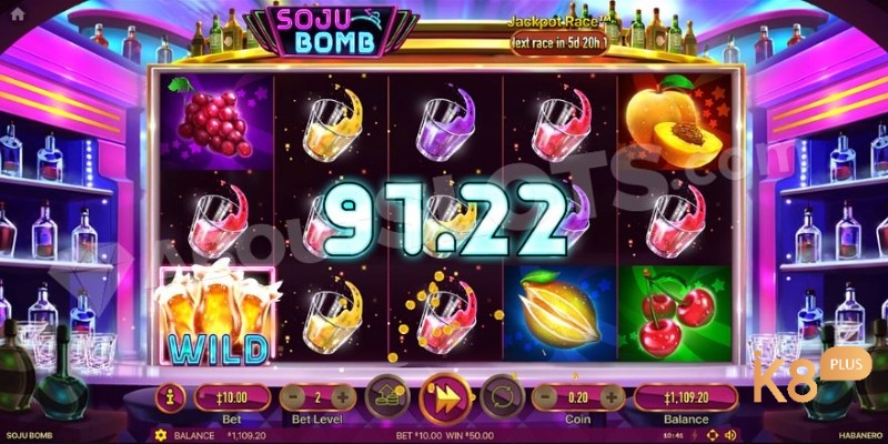 Soju Bomb là game slot có cách chơi đơn giản