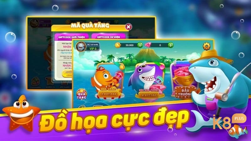 Chơi game bắn cá ăn tiền thật momo hấp dẫn ngay tại K8