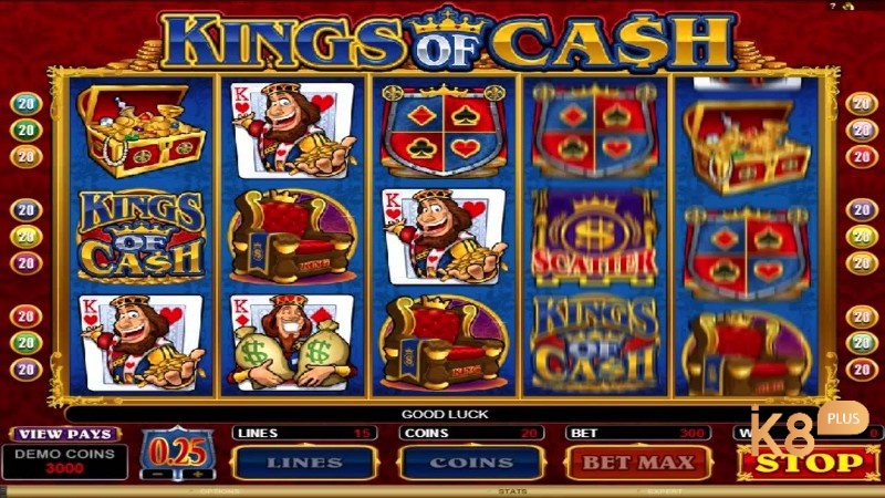 Kings of Cash - slot game thu hút đông đảo người chơi