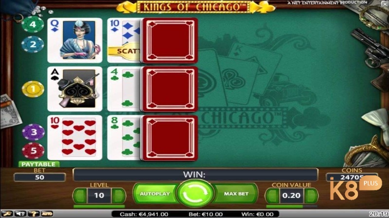 Cùng k8 tìm hiểu chi tiết về game Kings of chicago slot nhé!