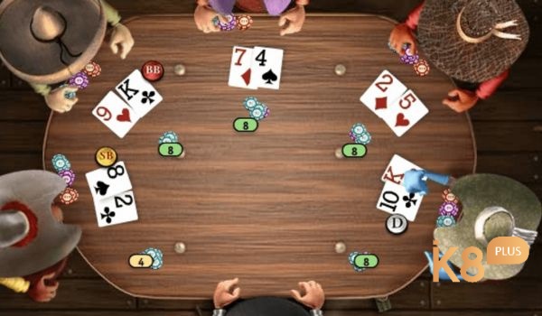 Bluff là một kinh nghiệm đánh poker quen thuộc trong poker