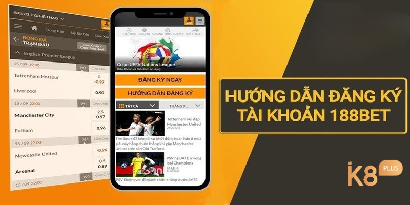 Hướng dẫn đăng ký tài khoản tại 188bet casino