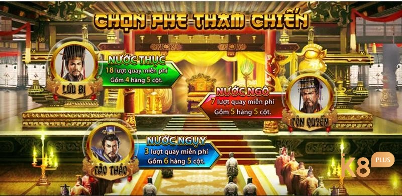 Luật chơi của game nổ hũ Tam Quốc cực đơn giản