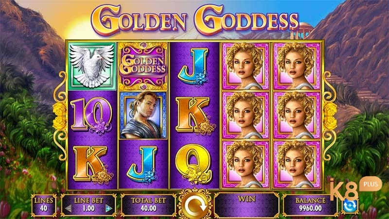 Golden Goddess là một slot game lấy chủ đề Hy Lạp hấp dẫn