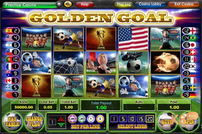 Cách chơi Golden Goal Jackpot hấp dẫn thú vị