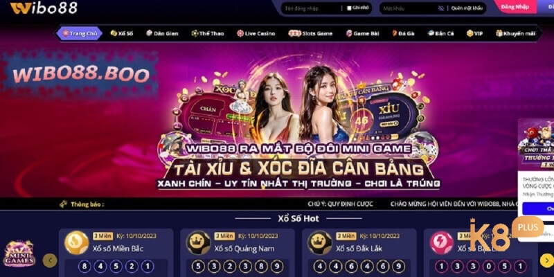 Wibo88 là một trang web cá cược online được yêu thích nhất hiện nay