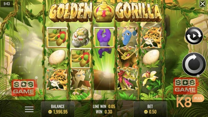 Cách chơi đơn giản và dễ làm quen của game Golden Gorilla