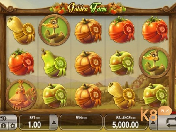 Biểu tượng trong game Golden Farm tuyệt vời đầy hấp dẫn