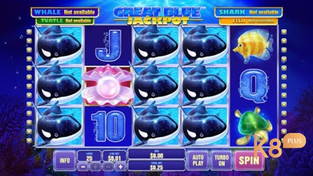 Tham gia ngay slot game Great Blue cực hấp dẫn cùng bạn bè nhé