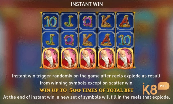 Instant wins giúp loại bỏ các biểu tượng thắng trước đó và thay thế bằng biểu tượng mới