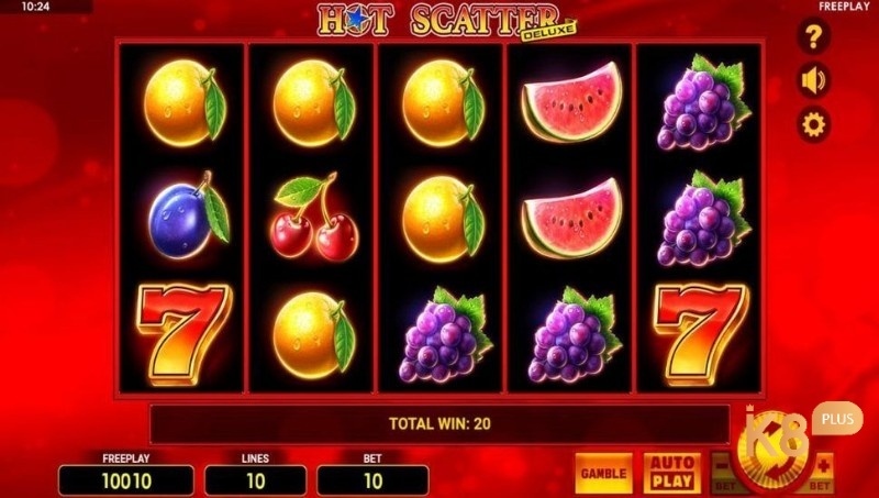 Hot Scatter Hot Deluxe slot: Phiên bản slot trái cây hấp dẫn hơn